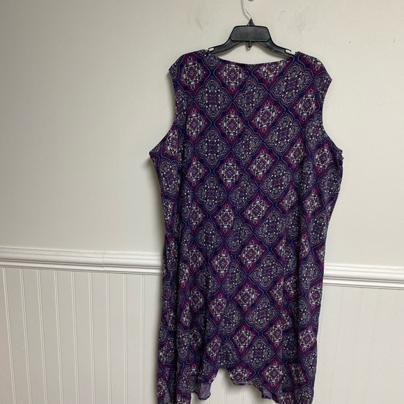 Catherine’s Dress Maxi Long Maxi Multicolor Sleeveless Size 4X - Picture 4 of 4